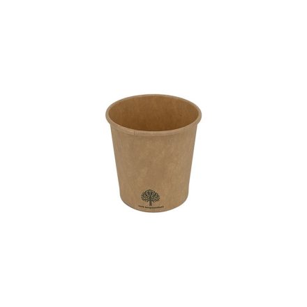 Paper cup, 100 ml, plastic free, white | 50 pcs